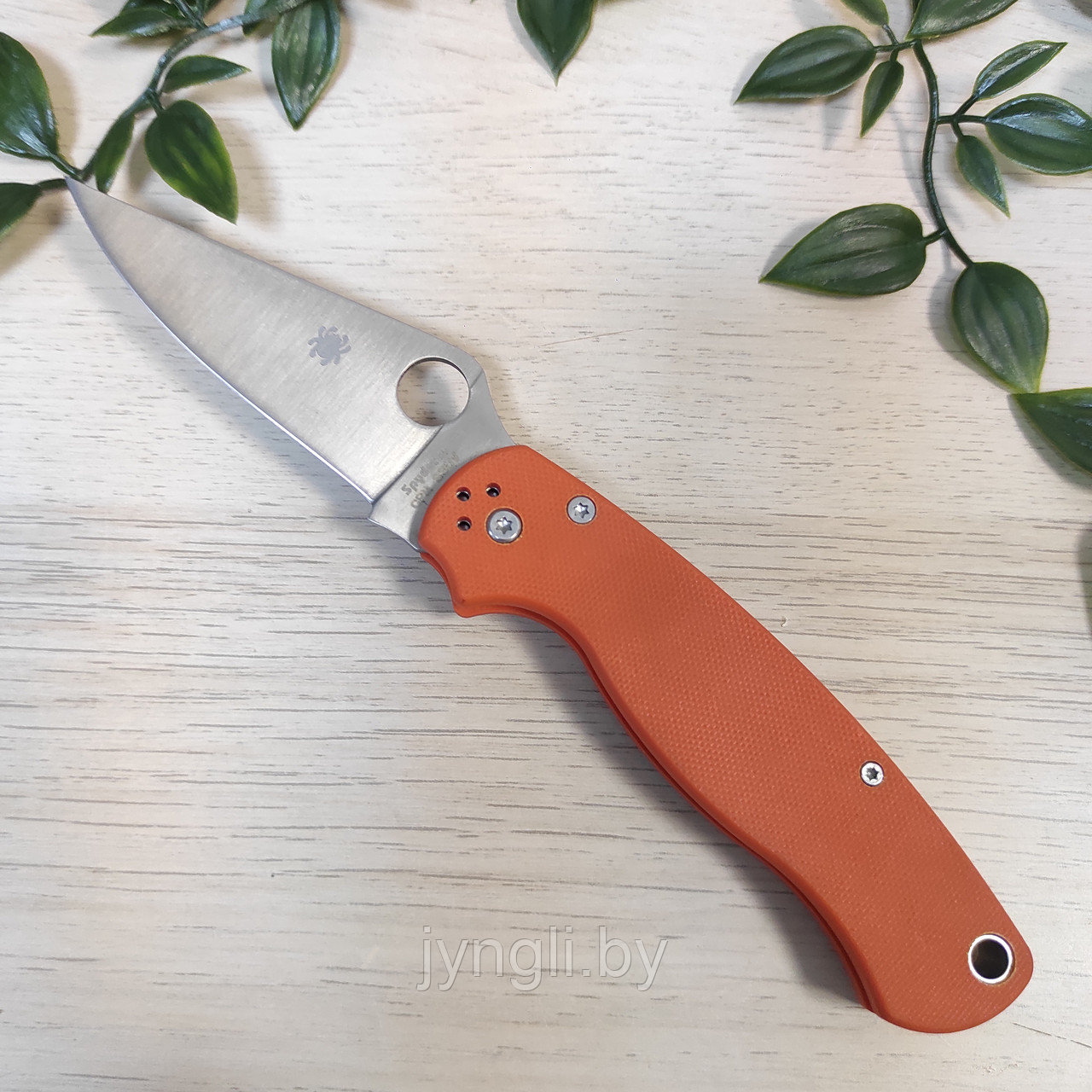 Складной нож Spyderco Military CPM S30V, оранжевый - фото 9 - id-p222372416