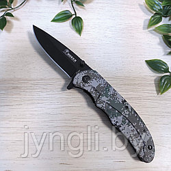 Тактический складной нож Boker B056, серый пиксель