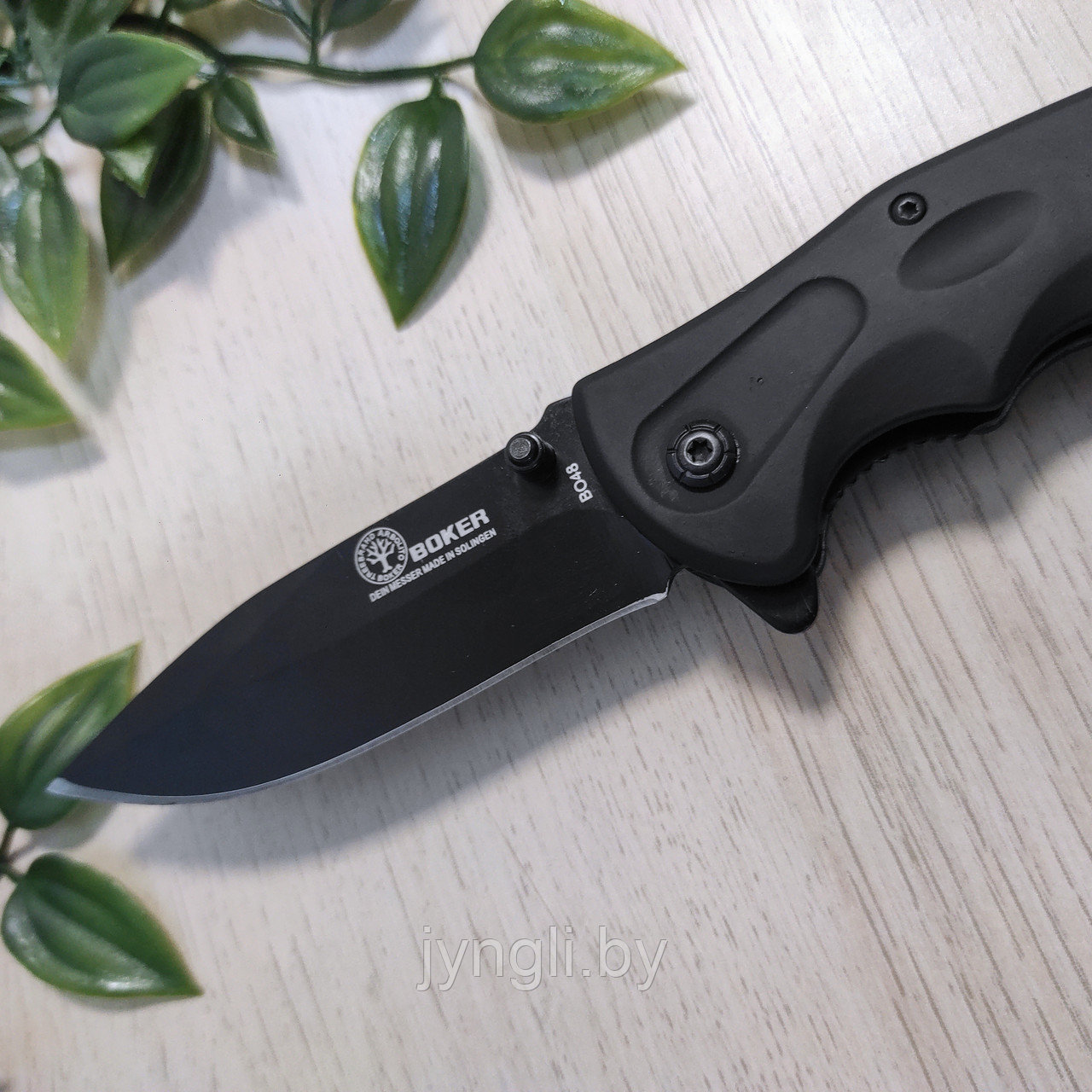Тактический складной нож Boker B048, черный - фото 4 - id-p222559640