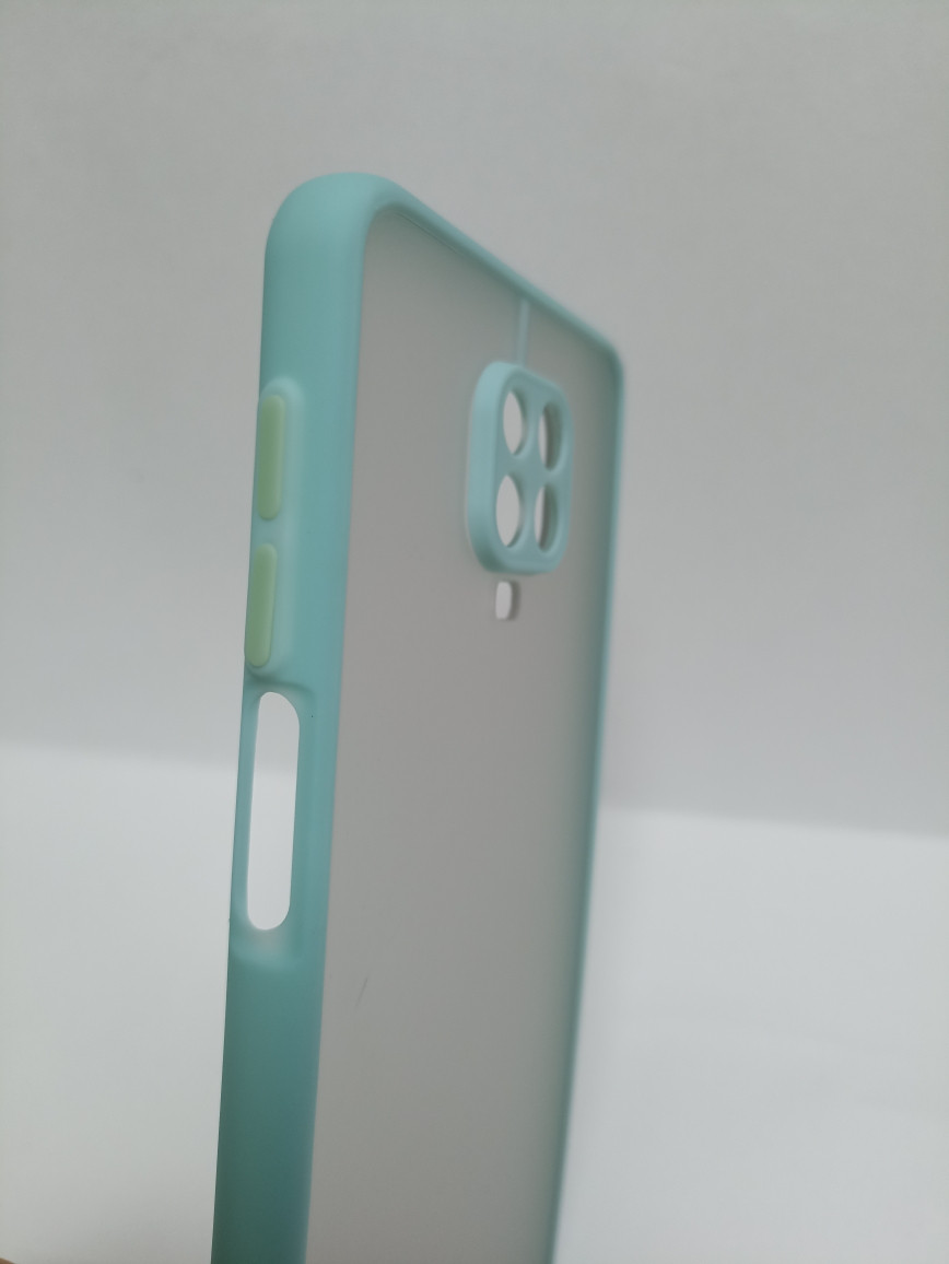 Чехол Xiaomi Redmi Note 9S/Note 9 Pro/Note 9 Pro max матовый с зеленым ободком - фото 8 - id-p222872345