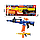 Игрушечный Автомат, пулемет детский бластер с мягкими пулями патронами на батарейках, JBY-006, фото 2