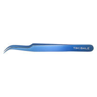 Пинцет для наращивания ресниц TimBale ZD-05 (Blue)