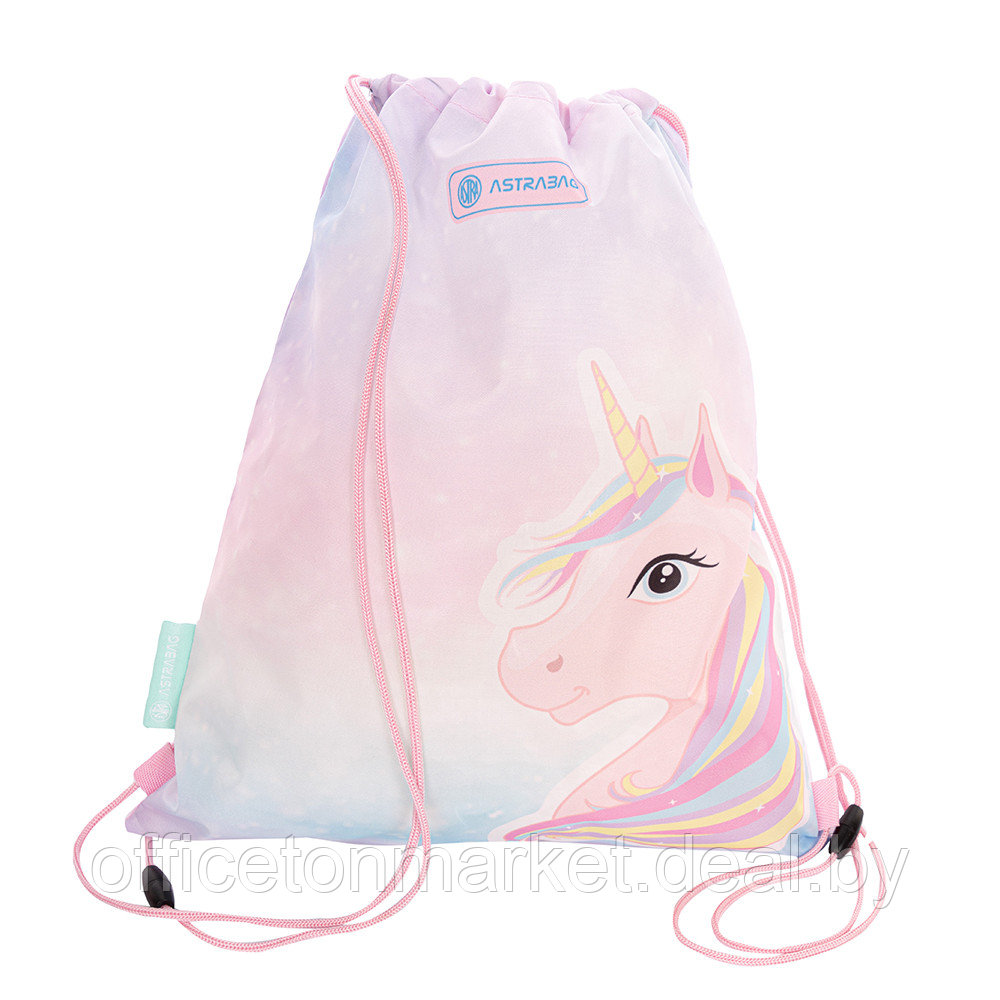Мешок для обуви "Fairy unicorn", 44x33 см, розовый - фото 2 - id-p222856247
