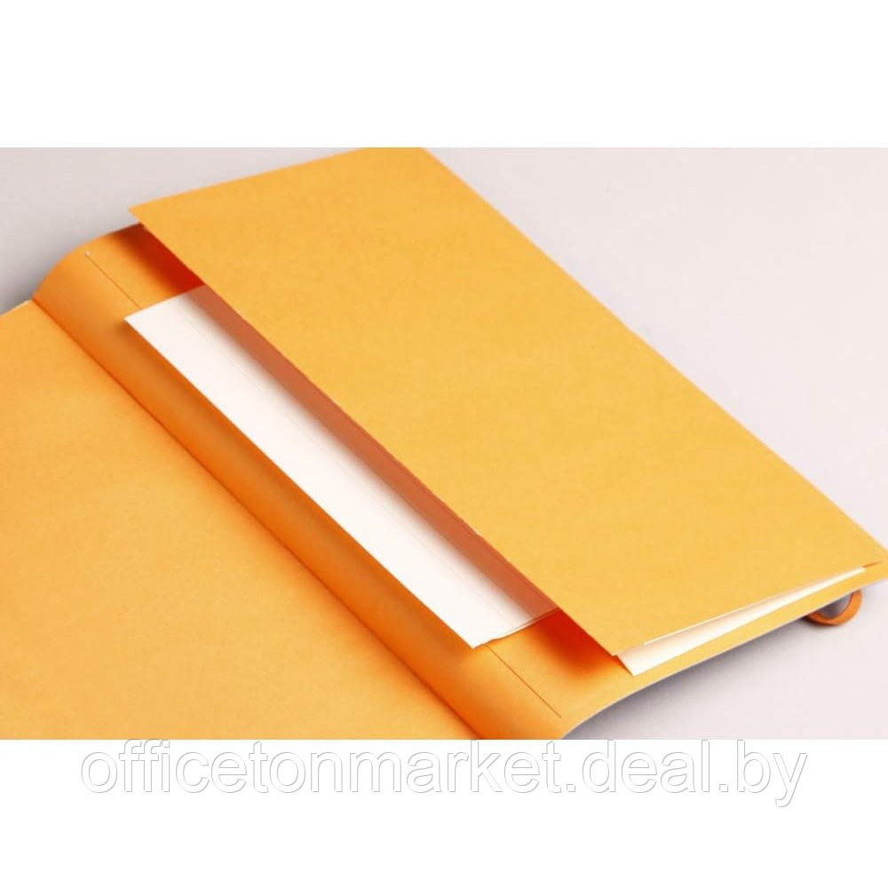 Блокнот Clairefontaine Rhodia "Rhodiarama", A5+, 80 листов, линейка, серебряный - фото 3 - id-p222872534