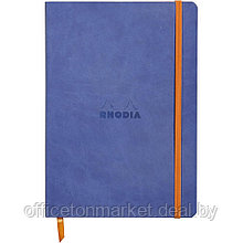 Блокнот Clairefontaine Rhodia "Rhodiarama", A5, 96 листов, линейка, королевский синий