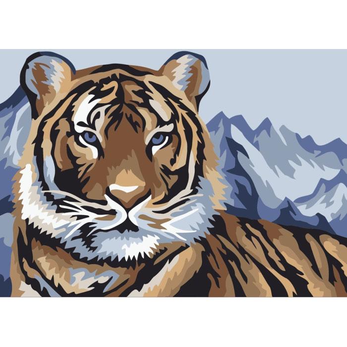 Картина по номерам Взгляд тигра 16?13 см - фото 1 - id-p222881253