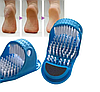 Массажные тапочки - щетки для душа с пемзой 1 шт. Simple Slippers / Щетка - массажер для ног, фото 7