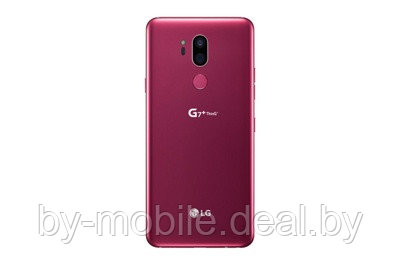 Задняя крышка (стекло) для LG G7+ ThinQ (красный)