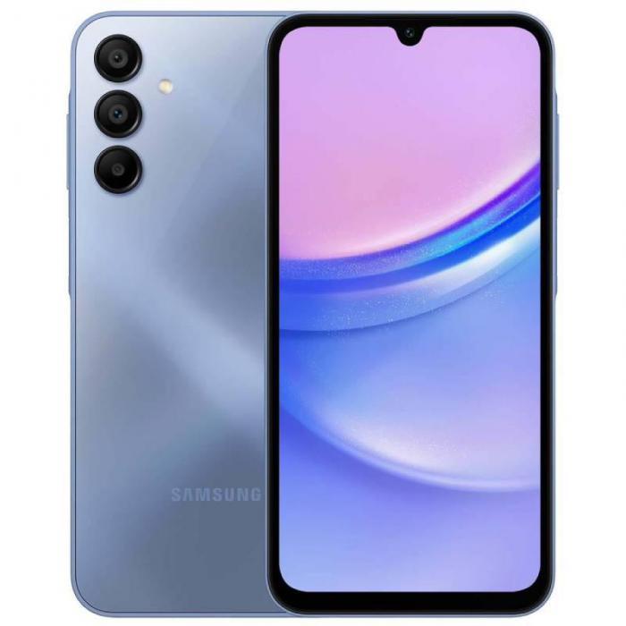 Сотовый телефон Samsung SM-A155 Galaxy A15 4/128Gb Blue - фото 1 - id-p222882635