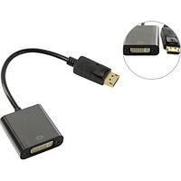 Кабель-переходник DisplayPort-DVI-D ExeGate EX-A-DPM-DVIF-0.15 (20M/29F, 0,15м, позолоченные контакты)