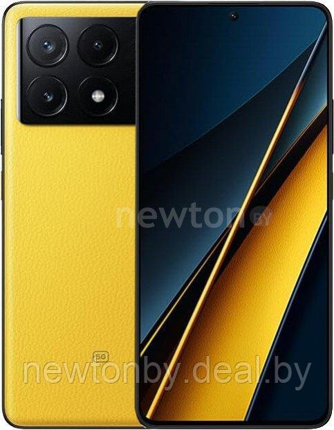Смартфон POCO X6 Pro 12GB/512GB с NFC международная версия (желтый) - фото 1 - id-p222885930