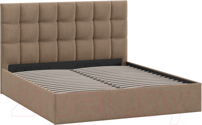 Двуспальная кровать ТриЯ Эмбер универсальный тип 1 с ПМ 160x200 - фото 2 - id-p222896197