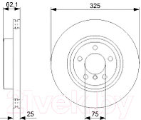 Тормозной диск Bosch 0986479348