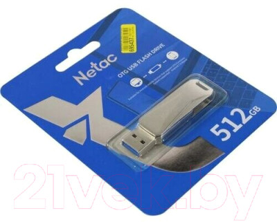Usb flash накопитель Netac U782С USB3.0+Type-C FlashDrive 512GB (NT03U782C-512G-30PN) - фото 6 - id-p222900565