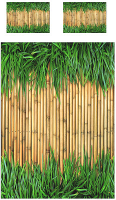 Набор текстиля для спальни Ambesonne Бамбук в траве 160x220 / bcsl_52131 - фото 1 - id-p222909238
