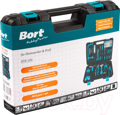 Универсальный набор инструментов Bort BTK-100 - фото 3 - id-p222893180