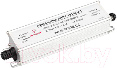 Адаптер для светодиодной ленты Arlight ARPV-12100-A1 / 032316 - фото 1 - id-p222893576