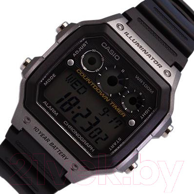 Часы наручные мужские Casio AE-1300WH-8A - фото 3 - id-p222890281