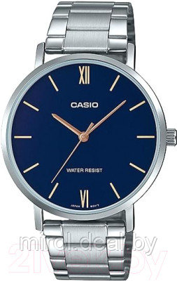 Часы наручные мужские Casio MTP-VT01D-2B - фото 1 - id-p222916467