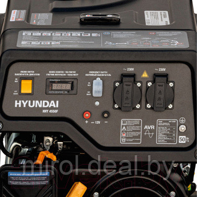 Бензиновый генератор Hyundai HHY 4550F - фото 3 - id-p222918425