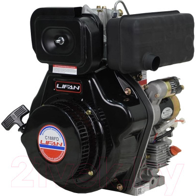 Двигатель дизельный Lifan Diesel 188FD 6А Конусный вал - фото 2 - id-p222910348