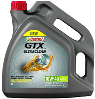 Моторное масло Castrol GTX Ultraclean 10W40 A3/B4 156EEC/15CA23/15A4E0