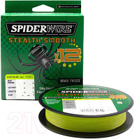 Леска плетеная Berkley Fishing SpiderWire12 0.07мм 150м, 6.0кг Hvyel / 1507373