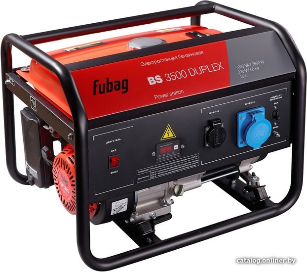 Бензиновый генератор Fubag BS 3500 Duplex - фото 1 - id-p222785766