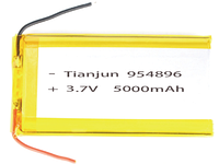 Аккумулятор Li-Po 3.7v 5000mah модель 954896