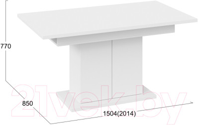 Обеденный стол ТриЯ Детройт тип 1 - фото 9 - id-p222920987