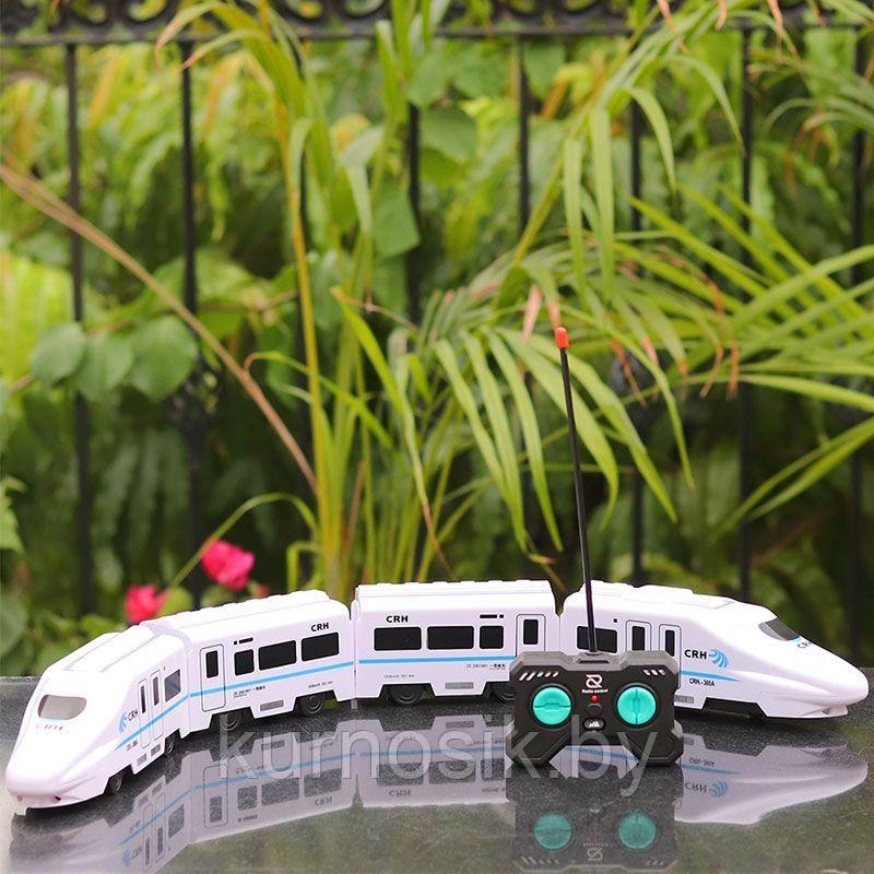 Высокоскоростной железнодорожный поезд Raya Toys с дистанционным управлением, светом и звуком, 995 - фото 5 - id-p222937781