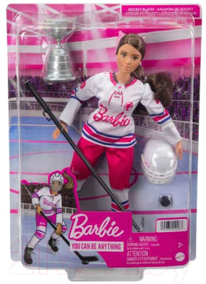 Кукла с аксессуарами Barbie Хоккеистка / HFG74 - фото 6 - id-p210456875