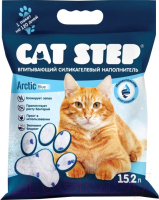 Наполнитель для туалета Cat Step Arctic Blue / 20363004 - фото 1 - id-p222933522