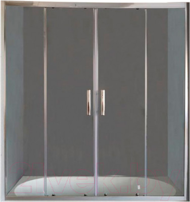 Стеклянная шторка для ванны PELICAN SSW02417 - фото 1 - id-p222938021