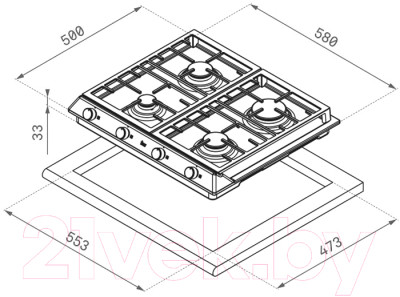 Комплект встраиваемой техники Teka HBB 720 BK + EX 60.1 4G AI AL CI - фото 3 - id-p222936178