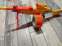 Детский пулемет fire storm 7005 аналог нерф Nerf , бластер с мягкими пулями