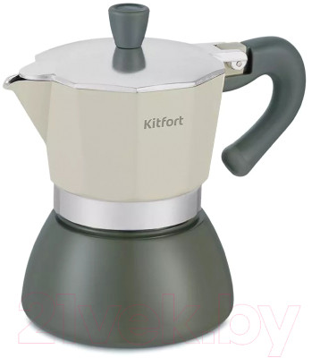 Гейзерная кофеварка Kitfort КТ-7150 - фото 1 - id-p218343592