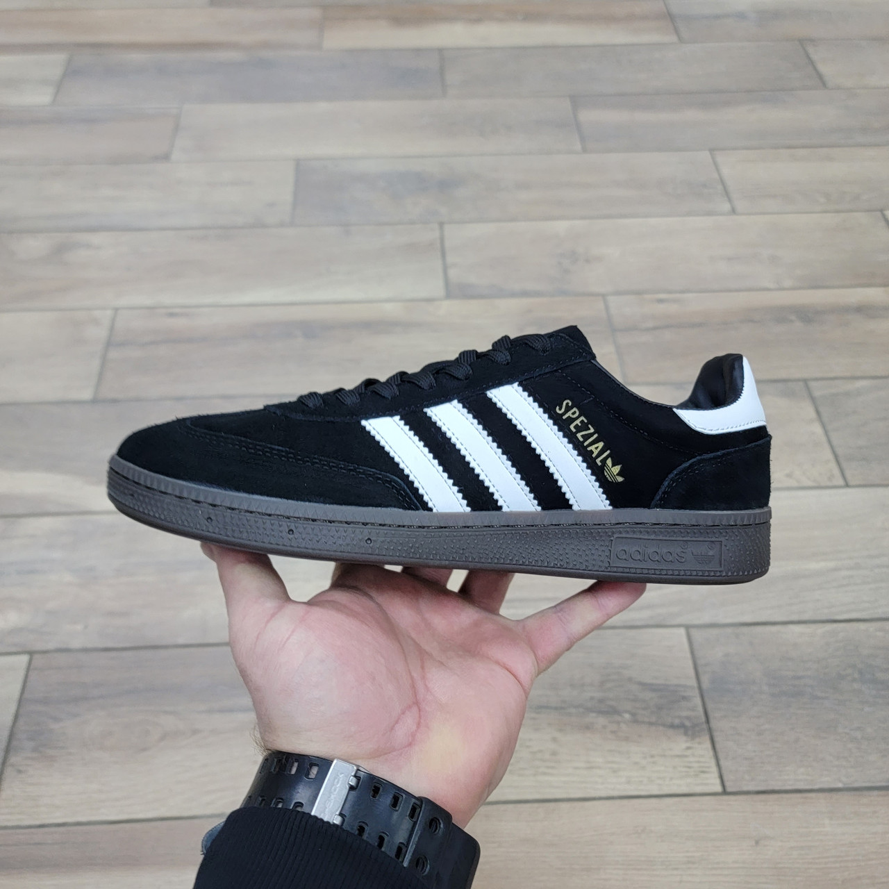 Кроссовки Adidas Spezial Black - фото 1 - id-p52059295