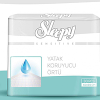 Пеленки впитывающие для взрослых Sleepy 90х60 см уп.30 шт., Турция