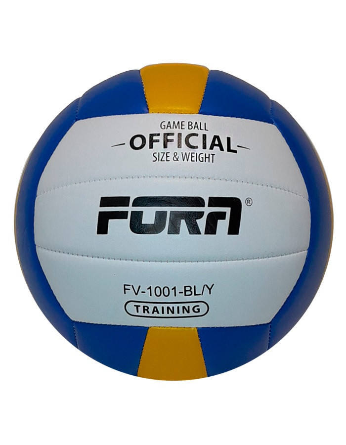 Мяч волейбольный №5 Fora FV-1001-BL/Y - фото 1 - id-p222950528