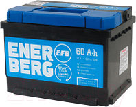 Автомобильный аккумулятор Enerberg 6СТ-60R EFB R+ низкий 620A
