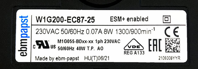 Вентилятор осевой EBM-Papst W1G200-EC87-25 / ebmpapst W1G200EC8725 - фото 3 - id-p222958714