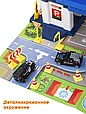 Детский игровой набор паркинг Полицейский паркинг, 64 элементов, фото 5