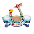 Детская музыкальная игрушка Барабаны с микрофоном, RJ2827B, фото 2