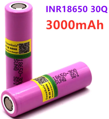 Аккумулятор 18650 Li Ion 3.7V INR 30Q 20A. - фото 3 - id-p222959145