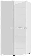 Шкаф распашной НК-Мебель Gloss 91х91 1-о дверный (белый/белый глянец)