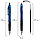 Ручка шариковая автоматическая с грипом BRAUBERG "Urban", СИНЯЯ, хромирированные детали, узел 0,7 мм, линия пи, фото 2