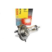 Лампа автомобильная BOSCH 1987302042 PLUS 30 H4 12V 60/55W 1987302042