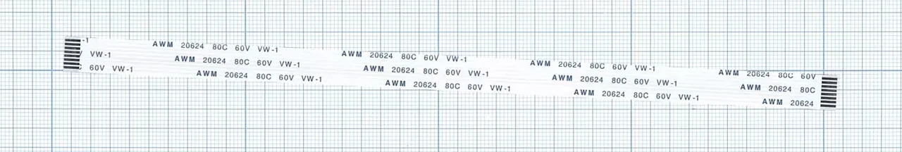 Шлейф универсальный 8 pin, шаг 1мм, длина 20см