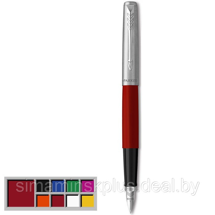 Ручка перьевая Parker JOTTER ORIGINALS RED1.0мм,+ 2 стержня (син и черн) блистер 2096872 - фото 5 - id-p222959700